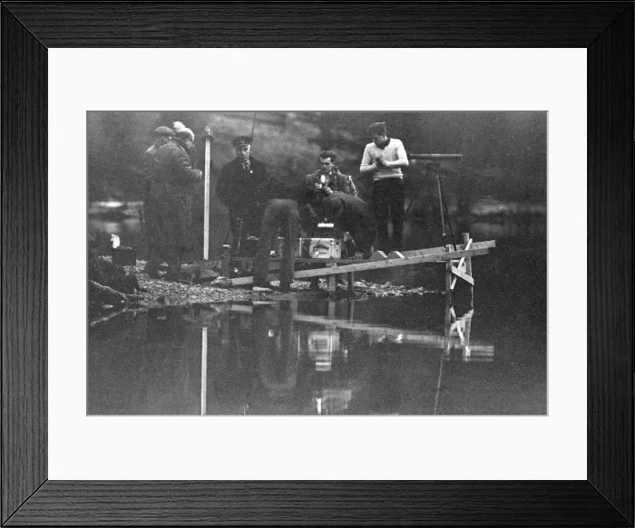 Framed Print : Donald Campbell, Coniston Water, Lancashire, pictures taken on the day of his death Framed Print : Donald Campbell, Coniston Water, Lancashire, pictures taken on the day of his death
