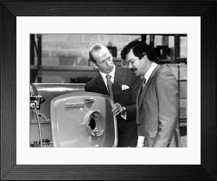 Framed Print : Prince Edward of Kent - The Duke and Duchess of Kent North East Royal Visits Framed Print : Prince Edward of Kent - The Duke and Duchess of Kent North East Royal Visits