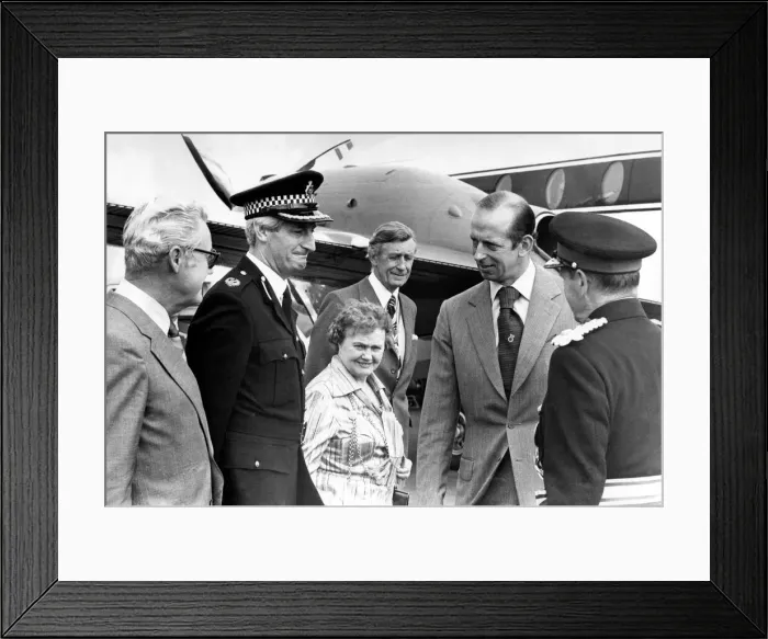 Framed Print : Prince Edward of Kent - The Duke and Duchess of Kent North East Royal Visits Framed Print : Prince Edward of Kent - The Duke and Duchess of Kent North East Royal Visits