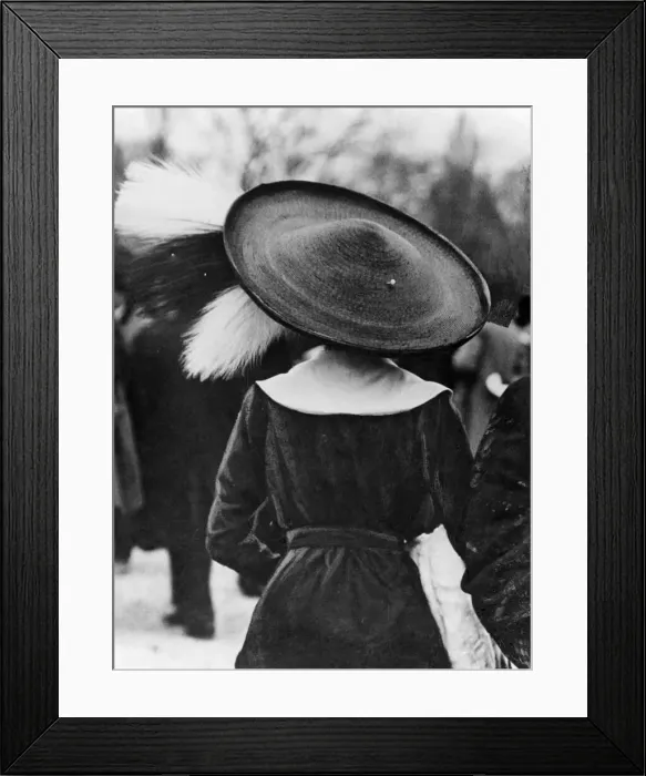 Framed Print : Fashion 1912: Easter Bonnets. Easter 1912. - A coolieO straw with three giant Framed Print : Fashion 1912: Easter Bonnets. Easter 1912. - A coolieO straw with three giant