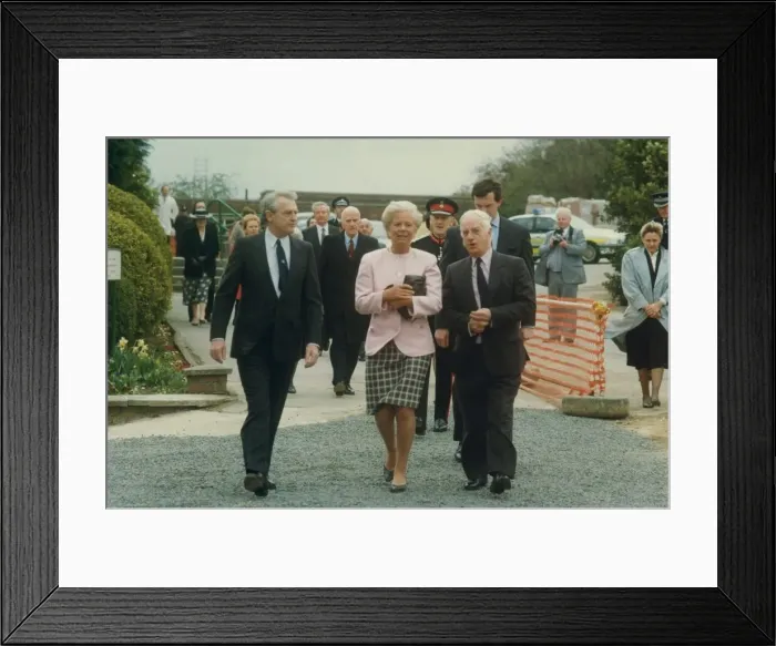Framed Print : Prince Edward of Kent - The Duke and Duchess of Kent North East Royal Visits Framed Print : Prince Edward of Kent - The Duke and Duchess of Kent North East Royal Visits