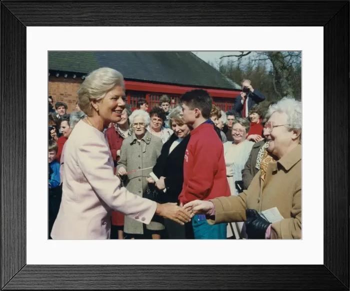 Framed Print : Prince Edward of Kent - The Duke and Duchess of Kent North East Royal Visits Framed Print : Prince Edward of Kent - The Duke and Duchess of Kent North East Royal Visits