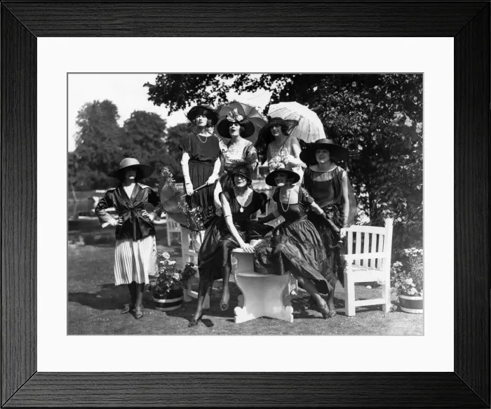 Framed Print : Ascot Fashions 1921 Framed Print : Ascot Fashions 1921