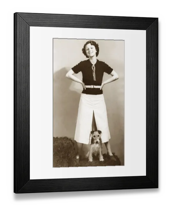 Framed Print : Fashions of 1936 Clothing Fashions Women 1930s Cloths Day wear - Wearing Framed Print : Fashions of 1936 Clothing Fashions Women 1930s Cloths Day wear - Wearing
