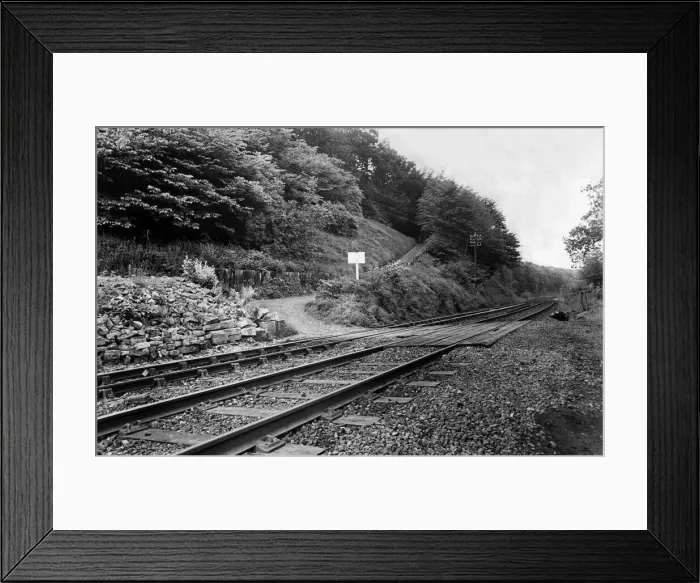 Framed Print : The rural crossing at Allerwash, near Hexham on 15th June 1972 Framed Print : The rural crossing at Allerwash, near Hexham on 15th June 1972