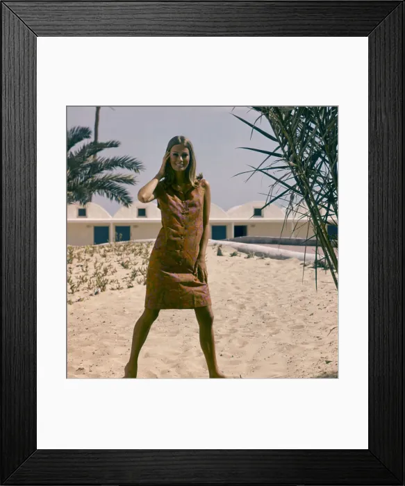 Framed Print : Seaside Fashion: Clothing: Holidays: Beachwear. Circa 1965 Framed Print : Seaside Fashion: Clothing: Holidays: Beachwear. Circa 1965