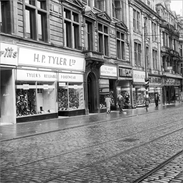 High Street, Paisley, Scotland, 19th October 1955