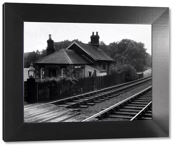 The level crossing at Sandy Lane, near Wetheral on 10th July 1962