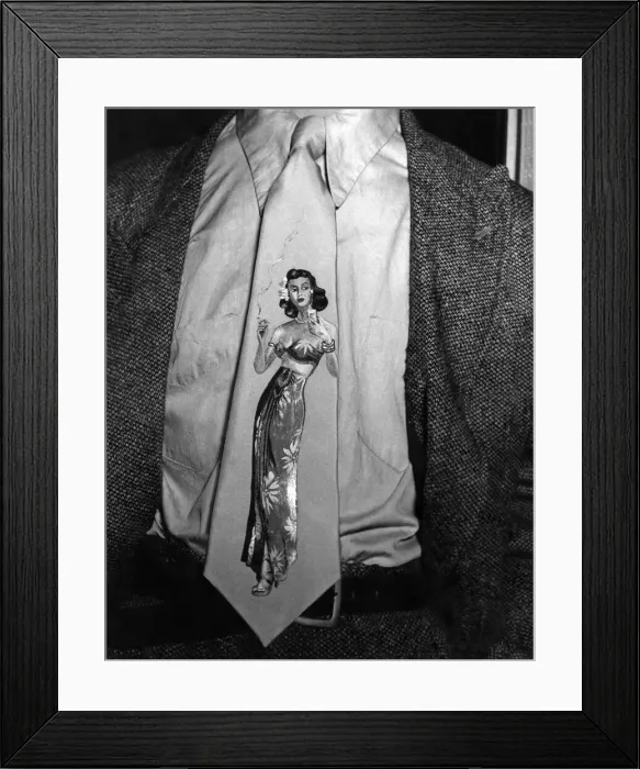 Framed Print : Clothing: Fashion: Menswear: Ties. September 1949 Framed Print : Clothing: Fashion: Menswear: Ties. September 1949
