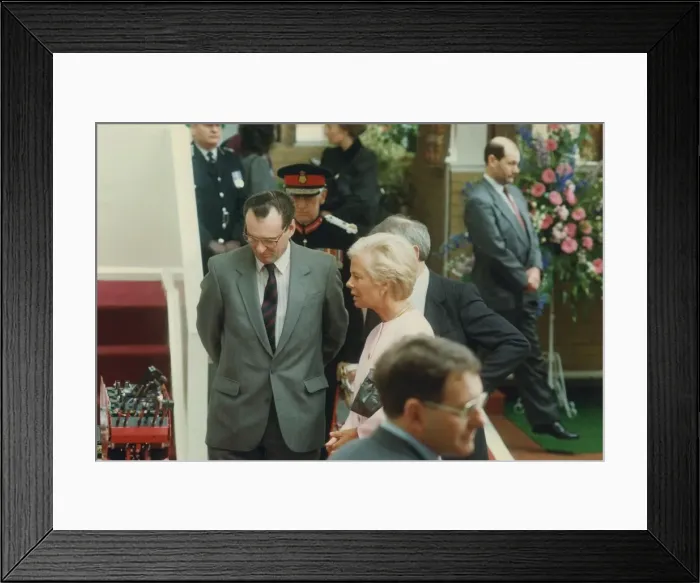 Framed Print : Prince Edward of Kent - The Duke and Duchess of Kent North East Royal Visits Framed Print : Prince Edward of Kent - The Duke and Duchess of Kent North East Royal Visits