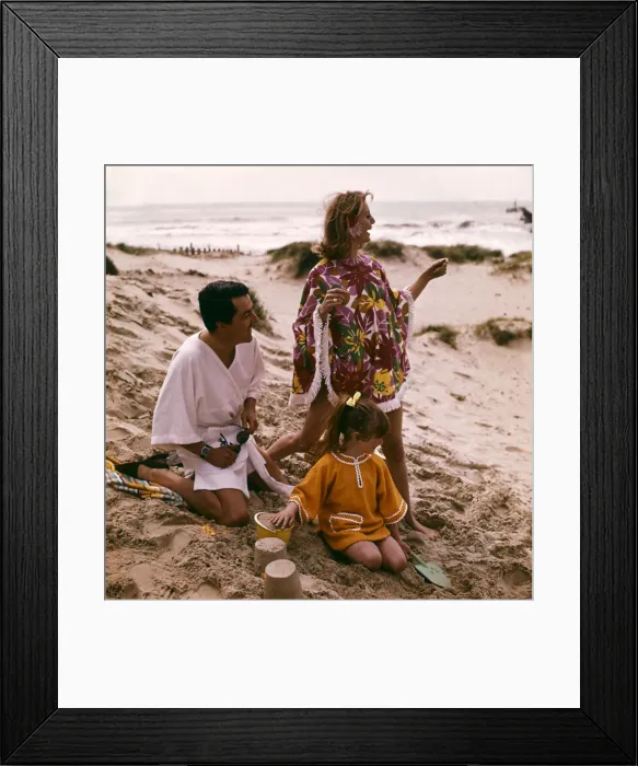 Framed Print : Seaside Fashion Clothing: Holidays: Beachwear. Circa 1965 Framed Print : Seaside Fashion Clothing: Holidays: Beachwear. Circa 1965