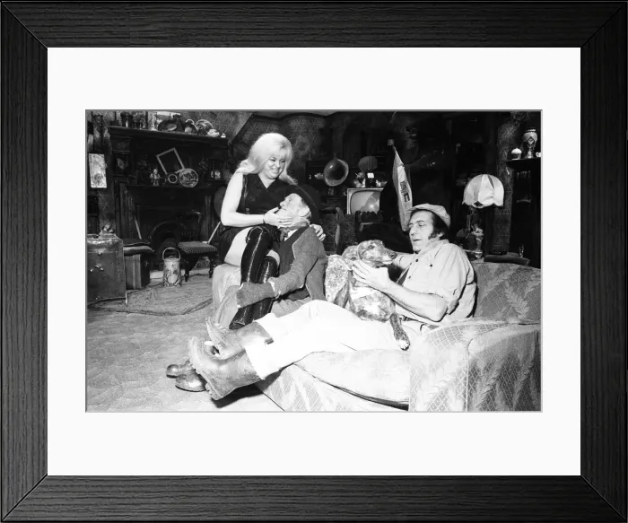 Framed Print : Steptoe and Son photocall to announce that a second feature film of the successful comedy Framed Print : Steptoe and Son photocall to announce that a second feature film of the successful comedy