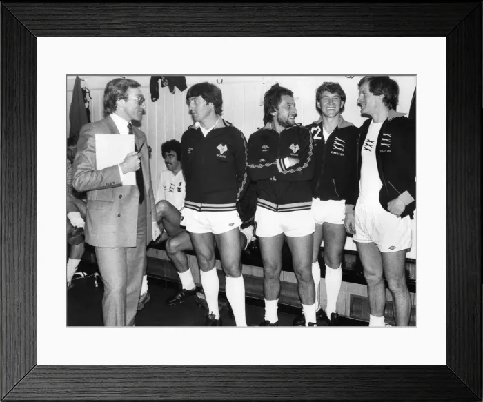 Framed Print : Wolverhampton Wanderers THE NEW BOSS... Alan Adam (left), of the Receivers