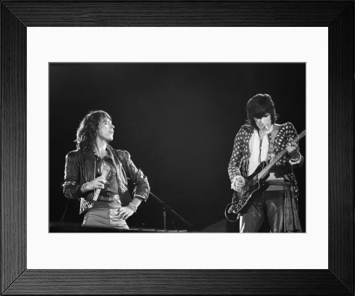 Framed Print : Rolling Stones concert at Knebworth House in Hertfordshire. 22nd August 1976