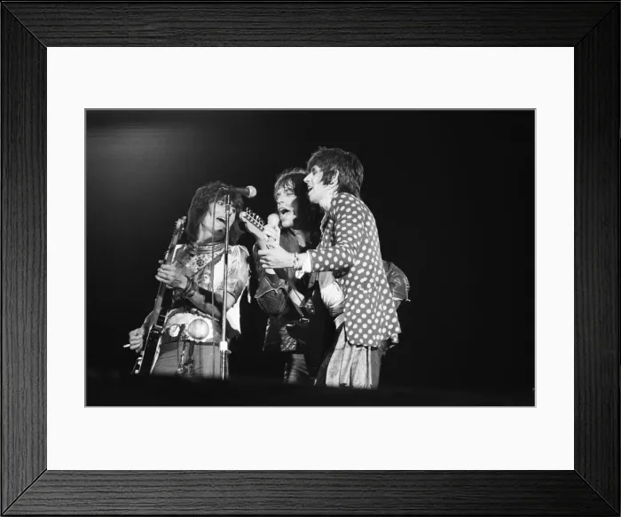 Framed Print : Rolling Stones in concert at Knebworth House, Hertfordshire