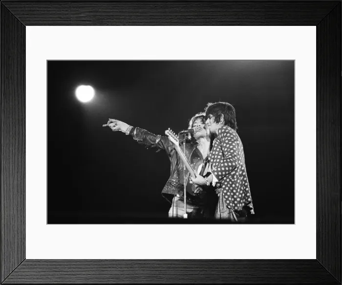 Framed Print : Rolling Stones performing live in concert at Knebworth House in Hertfordshire Framed Print : Rolling Stones performing live in concert at Knebworth House in Hertfordshire