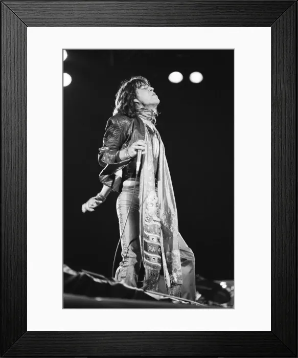 Framed Print : Rolling Stones in concert at Knebworth House, Hertfordshire Framed Print : Rolling Stones in concert at Knebworth House, Hertfordshire