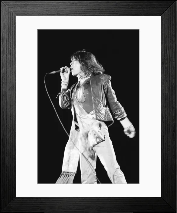 Framed Print : Rolling Stones concert at Knebworth House in Hertfordshire. 22nd August 1976