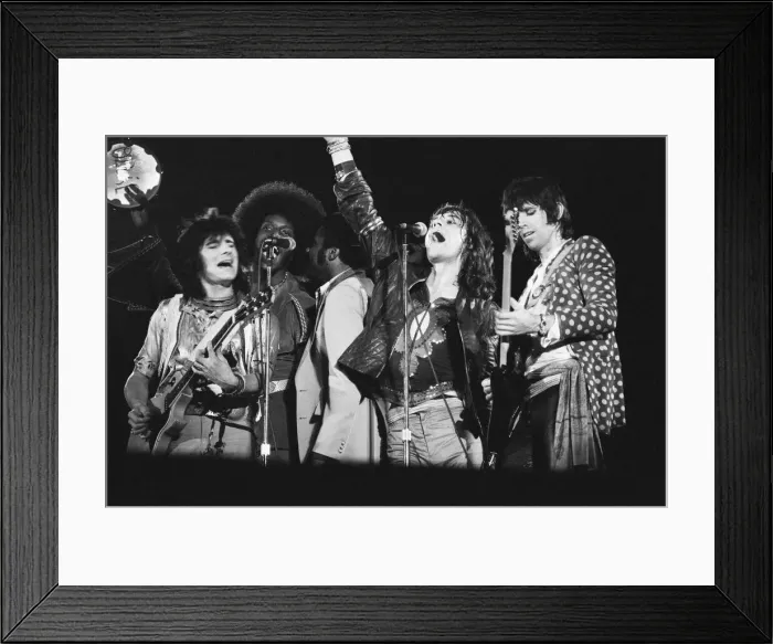 Framed Print : Rolling Stones performing live in concert at Knebworth House in Hertfordshire Framed Print : Rolling Stones performing live in concert at Knebworth House in Hertfordshire