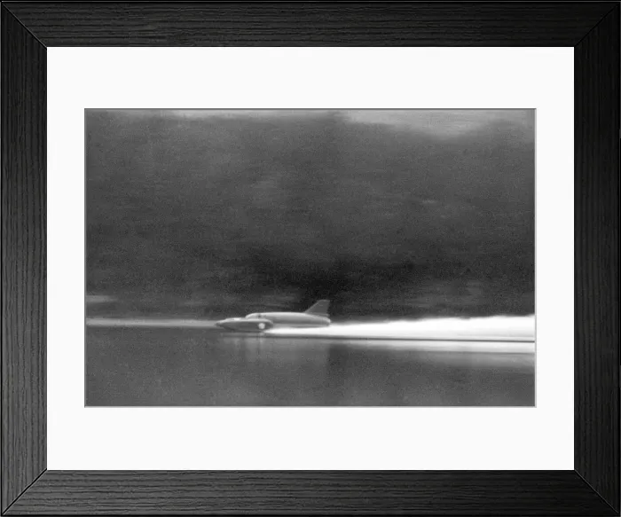 Framed Print : Donald Campbell, Coniston Water, Lancashire, pictures taken on the day of his death Framed Print : Donald Campbell, Coniston Water, Lancashire, pictures taken on the day of his death