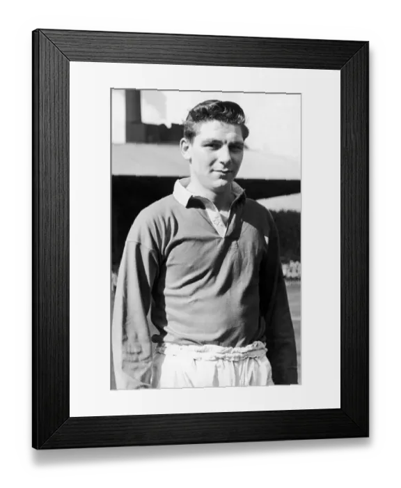 Framed Print : Young Manchester United footballer Duncan Edwards, aged sixteen, 1953