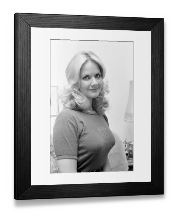 Framed Print : Sally Jane Spencer, actress who stars as character Linda Patterson in BBC comedy series