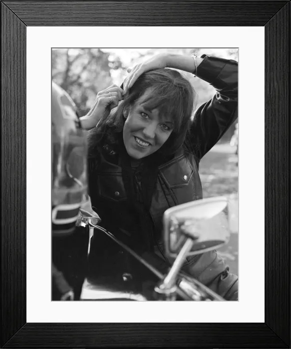 Framed Print : Sue Nicholls, actress who plays the character of secretary Joan in BBC comedy series