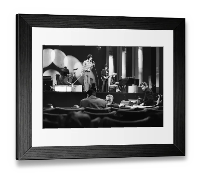 Framed Print : Rolling Stones seen here in rehearsals at the London Palladium. 22nd January 1967 Framed Print : Rolling Stones seen here in rehearsals at the London Palladium. 22nd January 1967