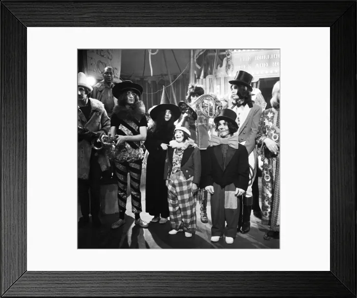 Framed Print : John Lennon and Yoko Ono were among the guest celebrities at the Rolling Stones Rock Framed Print : John Lennon and Yoko Ono were among the guest celebrities at the Rolling Stones Rock