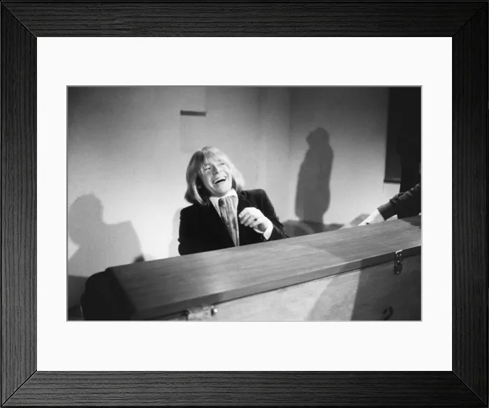 Framed Print : Brian Jones of the Rolling Stones in rehearsals at Intertel studios in Wembley Park Framed Print : Brian Jones of the Rolling Stones in rehearsals at Intertel studios in Wembley Park