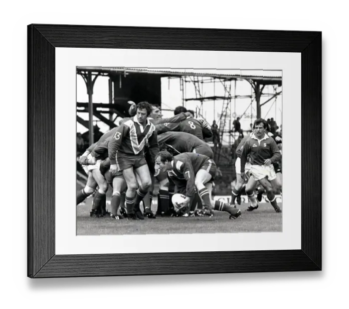 Framed Print : Sport - Rugby - League - The Cardiff Blue Dragons Rugby League team - Dragons No 7 K