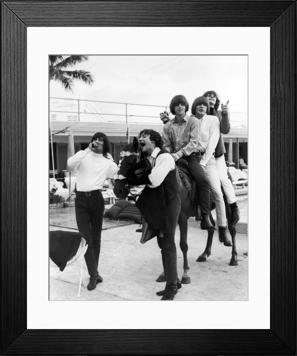 Framed Print : The Byrds in Miami, Florida, USA 24th July 1965. The Byrds Framed Print : The Byrds in Miami, Florida, USA 24th July 1965. The Byrds