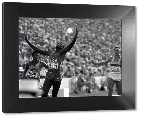 Los Angeles Olympic Games August1984 Carl Lewis of the United states of America