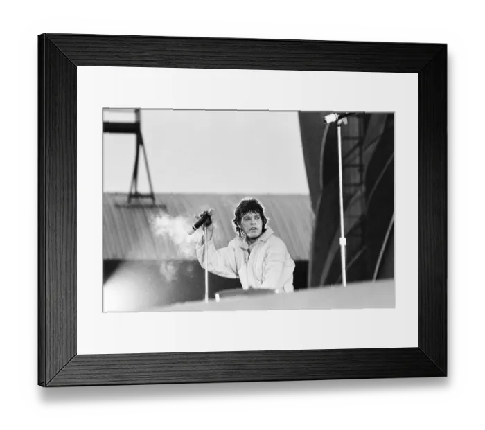 Framed Print : Rolling Stones in concert at St James Park Newcastle. (Picture Framed Print : Rolling Stones in concert at St James Park Newcastle. (Picture