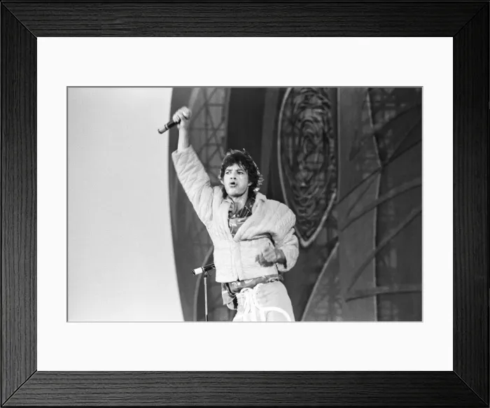 Framed Print : Rolling Stones in concert at St James Park Newcastle. (Picture Framed Print : Rolling Stones in concert at St James Park Newcastle. (Picture