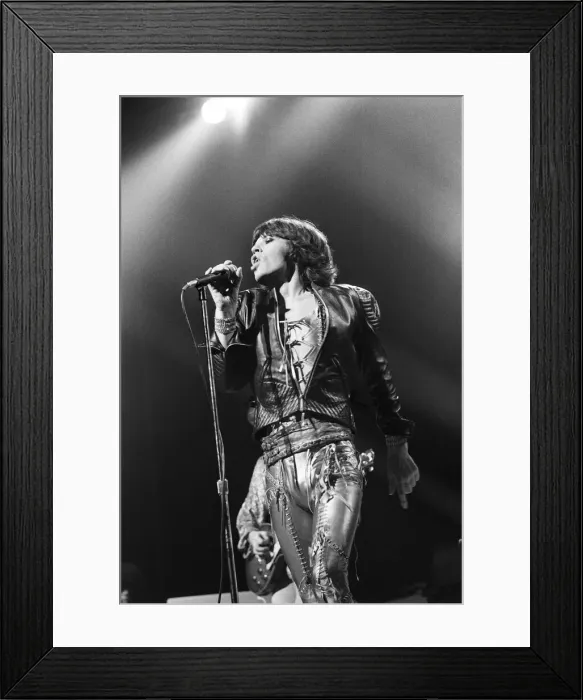 Framed Print : The Rolling Stones seen here on stage at the Empire Stadium Wembley Framed Print : The Rolling Stones seen here on stage at the Empire Stadium Wembley