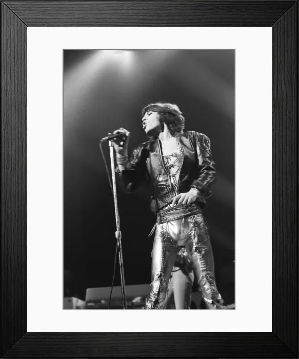 Framed Print : The Rolling Stones at the Empire Stadium, Wembley. (Picture