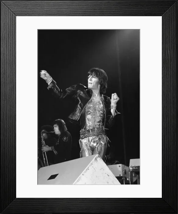 Framed Print : The Rolling Stones seen here on stage at the Empire Stadium Wembley Framed Print : The Rolling Stones seen here on stage at the Empire Stadium Wembley