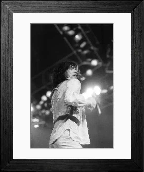 Framed Print : Rolling Stones on stage in concert at Earls Court, London Framed Print : Rolling Stones on stage in concert at Earls Court, London