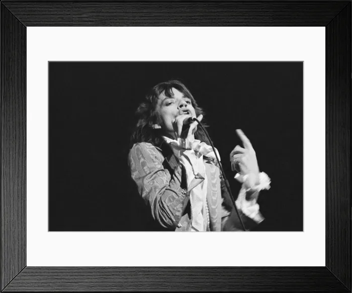 Framed Print : Rolling Stones on stage in concert at Londons Earls Court Framed Print : Rolling Stones on stage in concert at Londons Earls Court