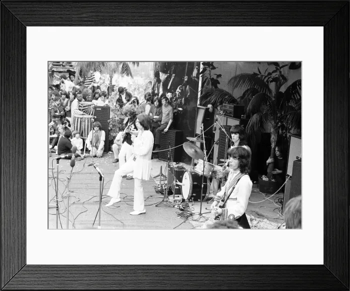 Framed Print : Rolling Stones Hyde Park concert 5th July 1969 Rolling Stones Hyde Park concert 5th July