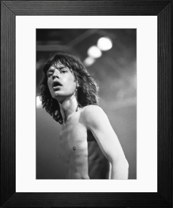 Framed Print : Rolling Stones on stage in concert at Earls Court. 23rd May 1976 Framed Print : Rolling Stones on stage in concert at Earls Court. 23rd May 1976