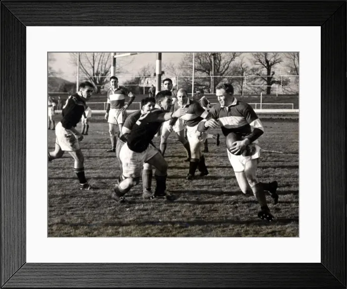 Framed Print : Sport - Rugby - League - M McNally, the Cardiff Rugby League second-row forward