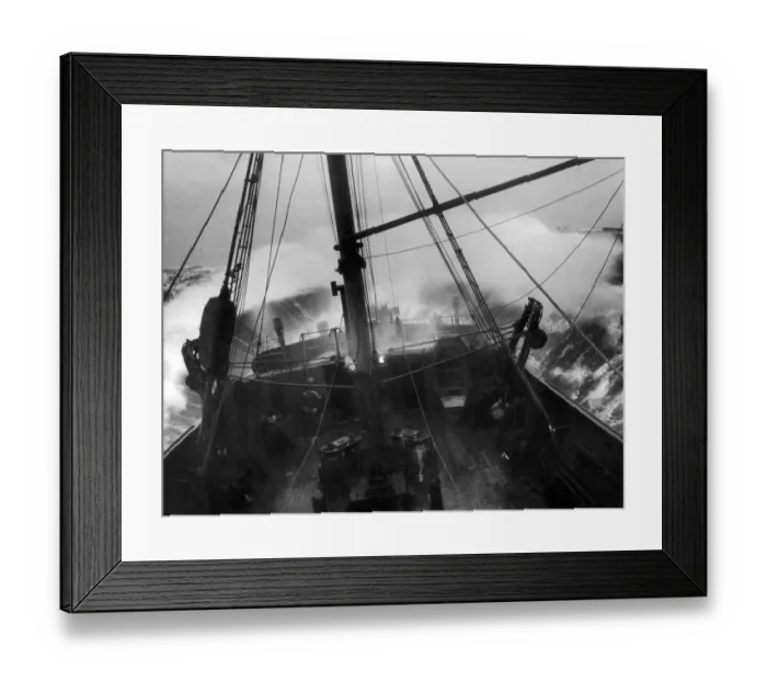 Framed Print : Trawler in high seas, North Atlantic, September 1960 Framed Print : Trawler in high seas, North Atlantic, September 1960