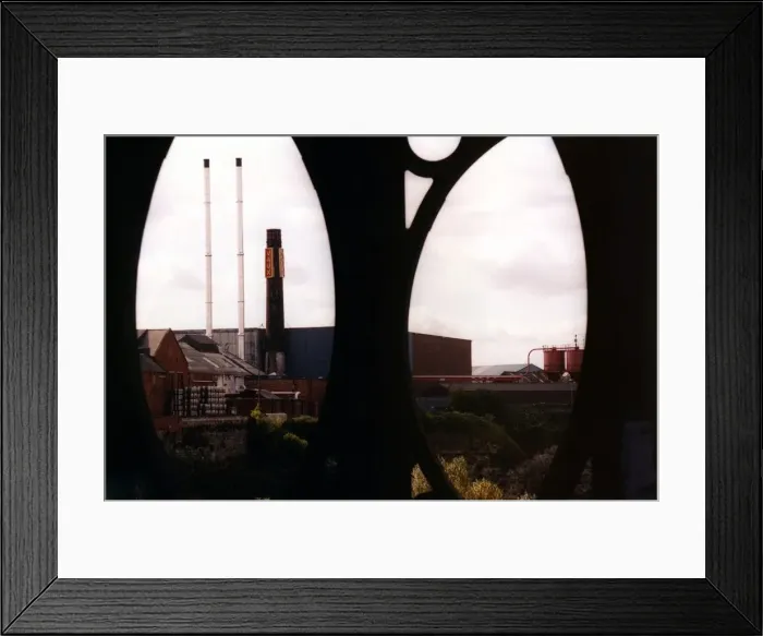 Framed Print : The Vaux Brewery in Sunderland - on the day that it was announced that the North East Framed Print : The Vaux Brewery in Sunderland - on the day that it was announced that the North East