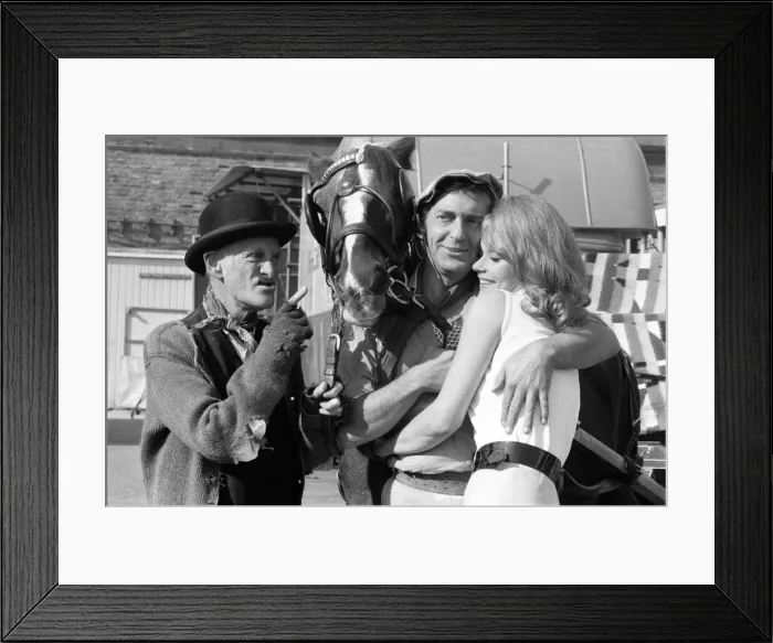 Framed Print : Steptoe and Son photocall to announce that a new feature film of the successful comedy
