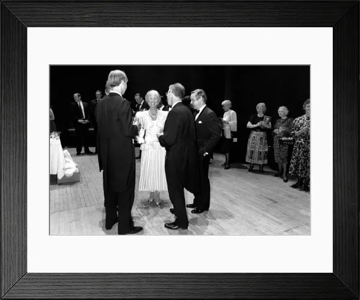 Framed Print : Prince Edward of Kent - The Duke and Duchess of Kent North East Royal Visits