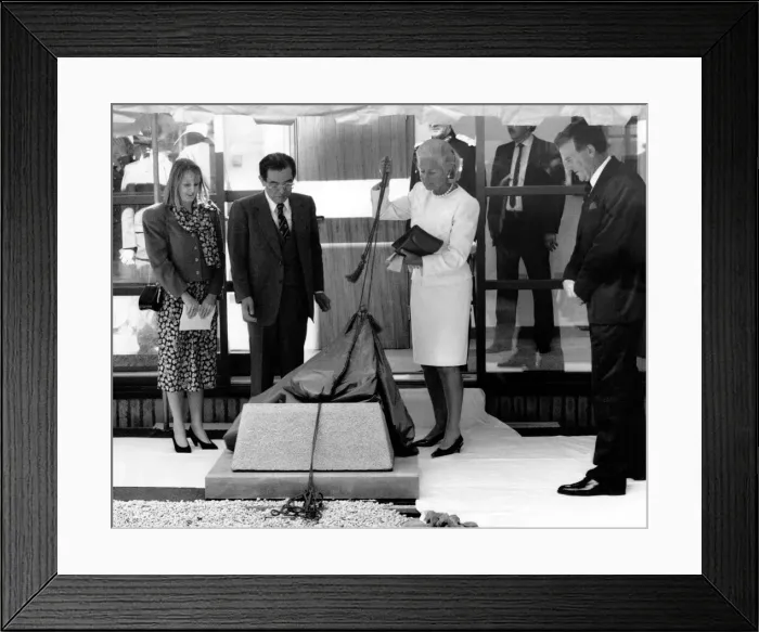 Framed Print : Prince Edward of Kent - The Duke and Duchess of Kent North East Royal Visits Framed Print : Prince Edward of Kent - The Duke and Duchess of Kent North East Royal Visits