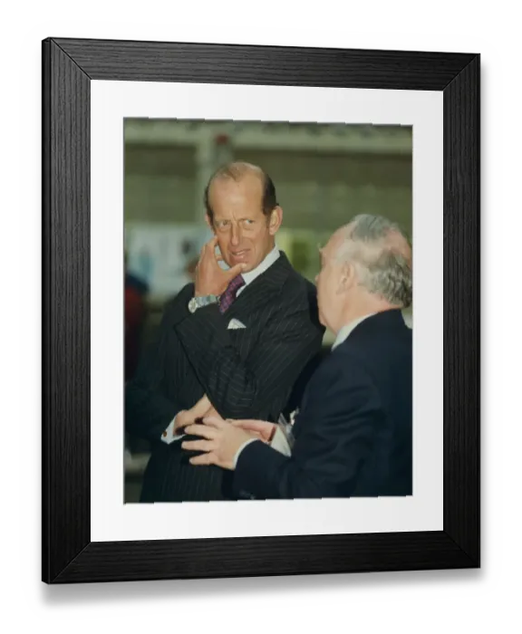 Framed Print : Prince Edward of Kent - The Duke and Duchess of Kent North East Royal Visits Framed Print : Prince Edward of Kent - The Duke and Duchess of Kent North East Royal Visits