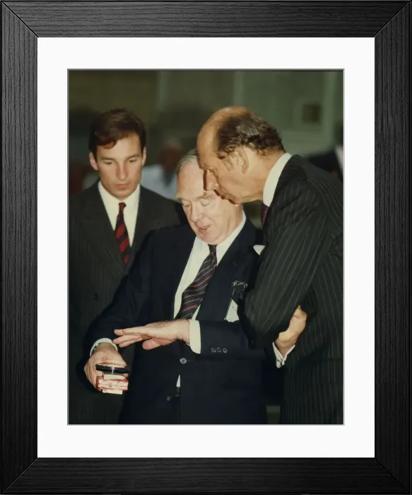 Framed Print : Prince Edward of Kent - The Duke and Duchess of Kent North East Royal Visits Framed Print : Prince Edward of Kent - The Duke and Duchess of Kent North East Royal Visits